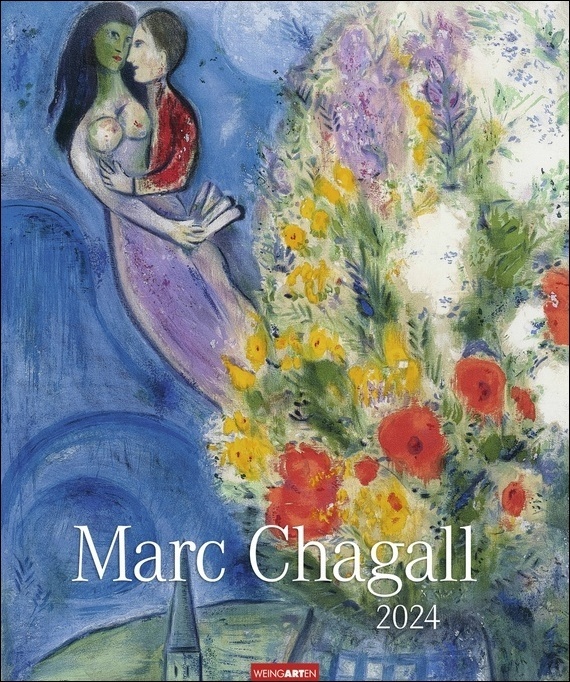 Cover: 9783840085147 | Marc Chagall Kalender 2024. Kunstvoller Wandkalender mit...