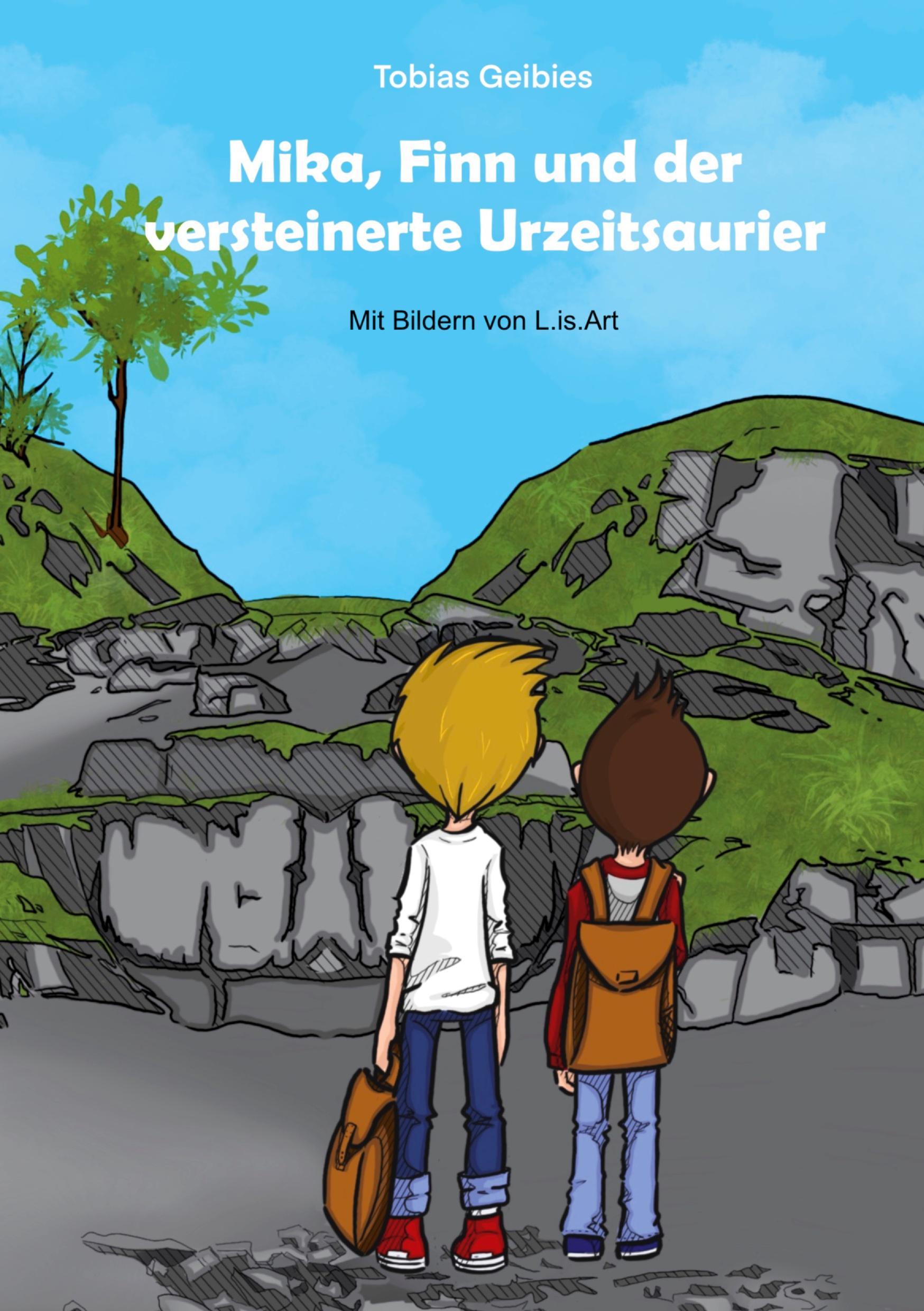 Cover: 9783758365270 | Mika, Finn und der versteinerte Urzeitsaurier | Tobias Geibies | Buch