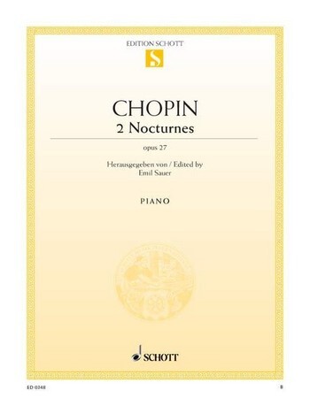Cover: 9790001085717 | Nocturnes(2) Opus 27 | Frédéric Chopin | Buch | Schott Music