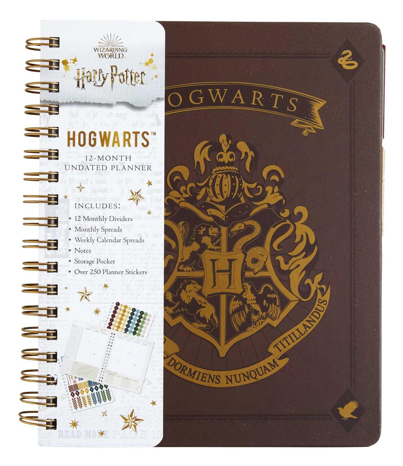 Cover: 9781647223922 | Harry Potter: Hogwarts 12-Month Undated Planner | Insights | Stück