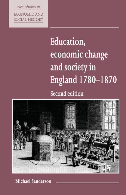 Cover: 9780521557795 | Education, Economic Change and Society in England 1780 1870 | Buch