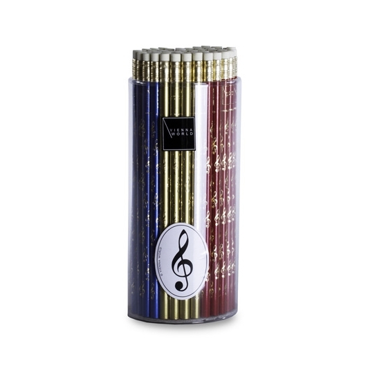 Cover: 9120016972687 | Pencil Treble Clef Assorted (72 Pcs) | 72 pieces per packing unit