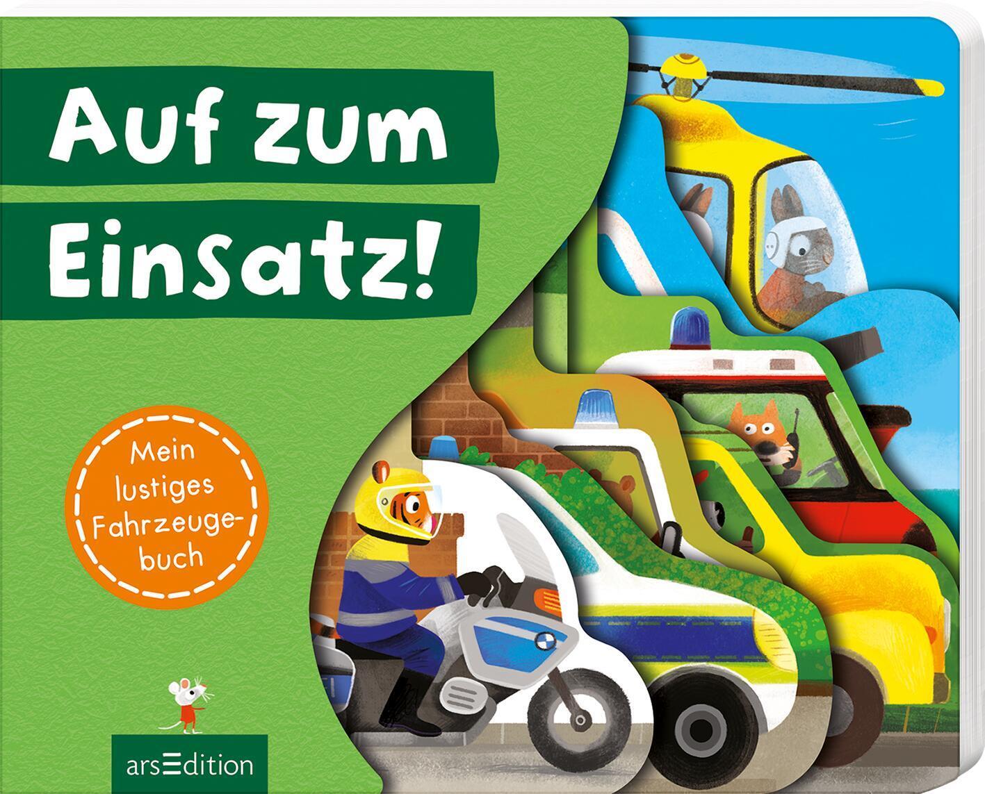 Cover: 9783845851112 | Auf zum Einsatz! | Mein lustiges Fahrzeugebuch | Joschi Mühl | Buch