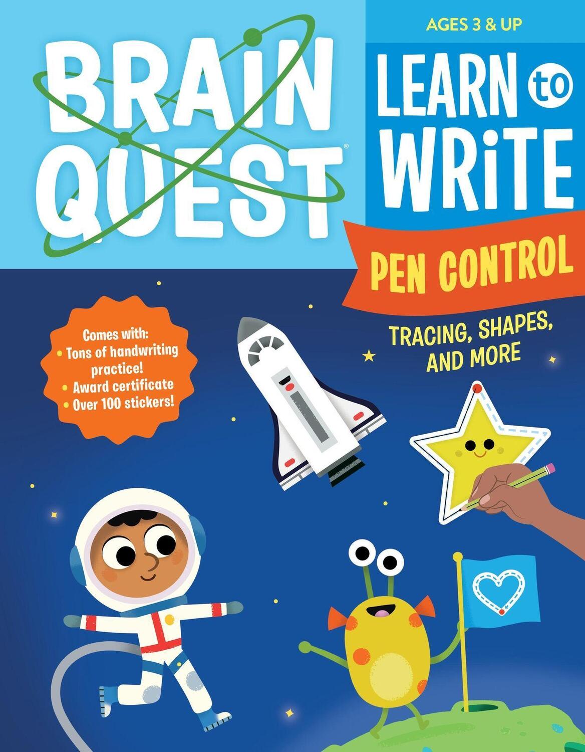 Cover: 9781523515998 | Brain Quest Learn to Write: Pen Control, Tracing, Shapes, and More