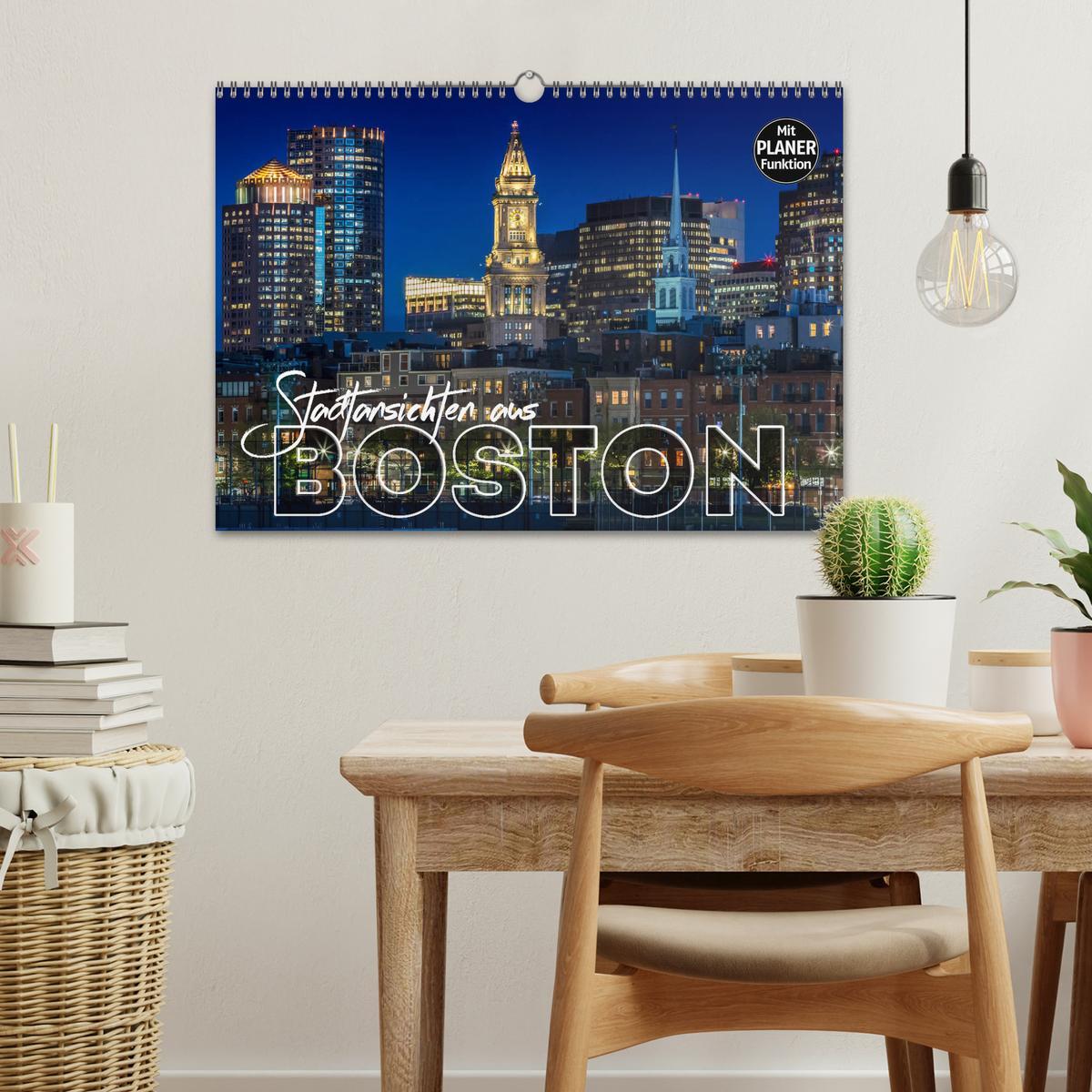 Bild: 9783435368402 | Stadtansichten aus Boston (Wandkalender 2025 DIN A3 quer), CALVENDO...