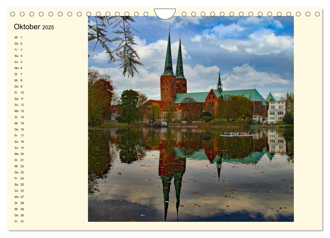 Bild: 9783457168639 | Lübeck, Stadt auf der Insel (Wandkalender 2025 DIN A4 quer),...