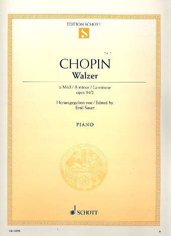 Cover: 9790001085601 | Wals A Opus 34/2 | Frédéric Chopin | Buch | Schott Music
