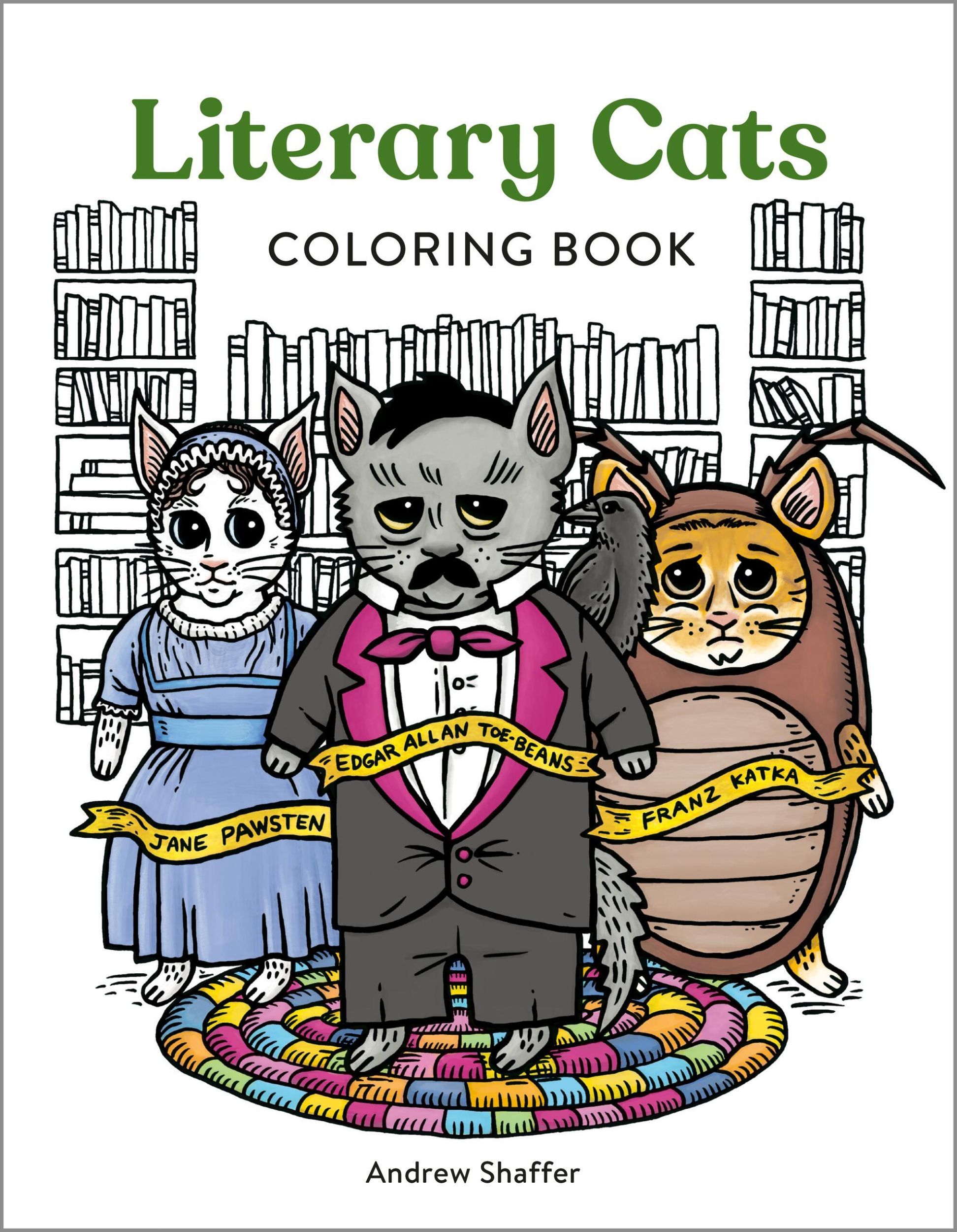 Cover: 9780762488872 | Literary Cats Coloring Book | Andrew Shaffer | Taschenbuch | RP Studio