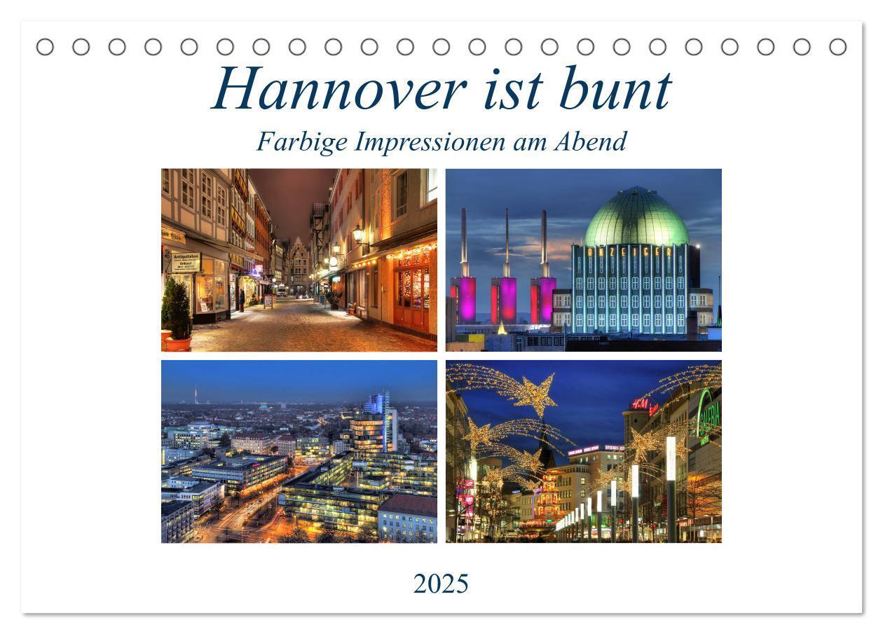 Cover: 9783435438655 | Hannover ist bunt (Tischkalender 2025 DIN A5 quer), CALVENDO...