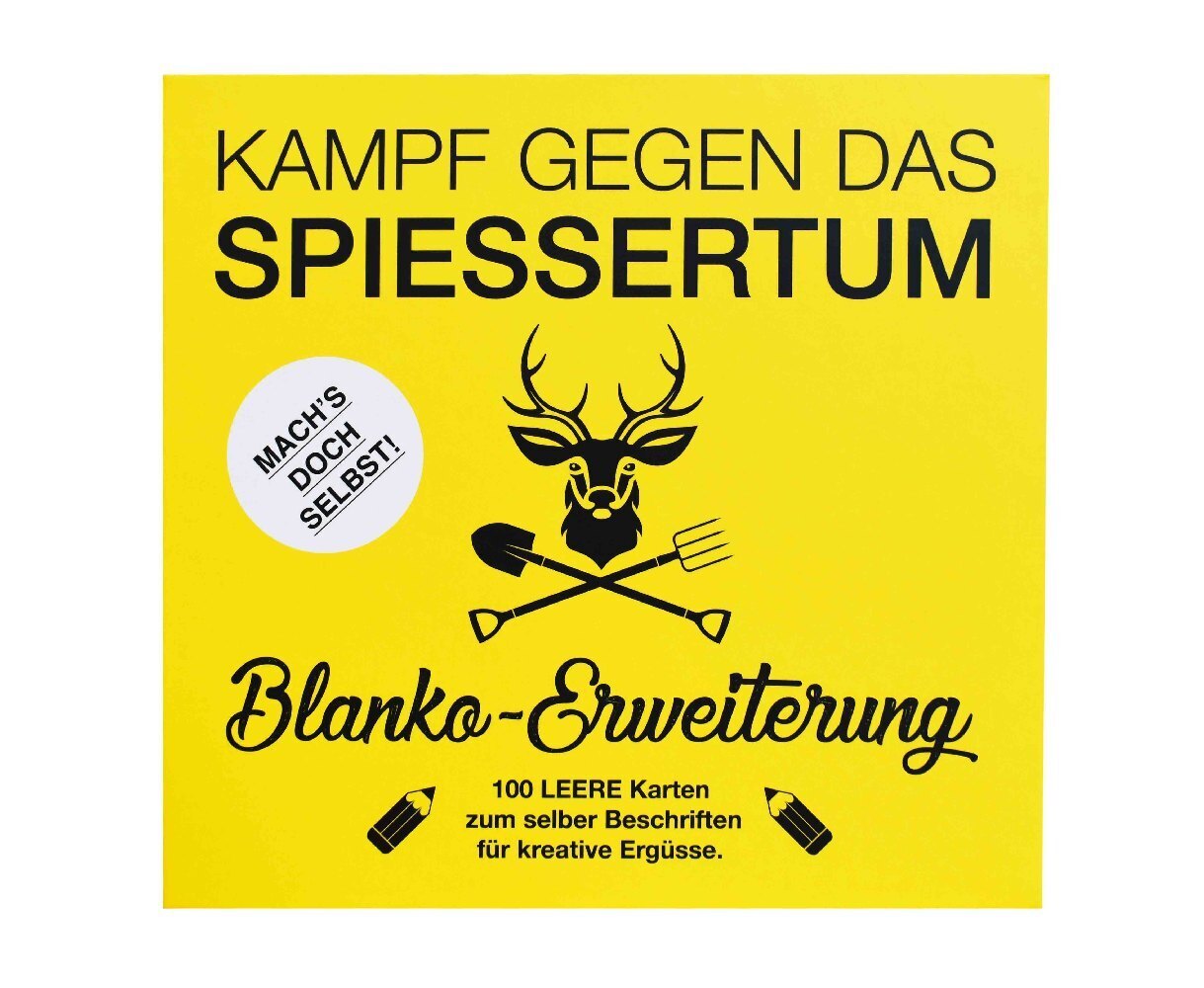 Cover: 7649992096023 | Kampf gegen das Spiessertum - Blanko Erweiterung | GmbH | Spiel | 2022