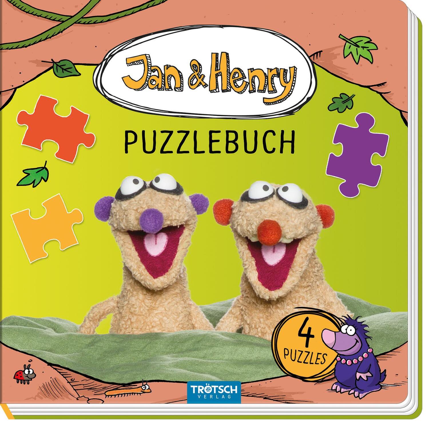 Cover: 9783965521650 | Trötsch Jan und Henry Puzzlebuch mit 4 Puzzle | KG | Buch | 10 S.