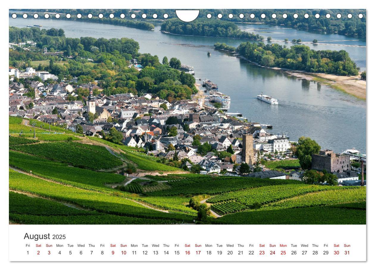 Bild: 9781325947096 | Rhine Valley and Castles (Wall Calendar 2025 DIN A4 landscape),...