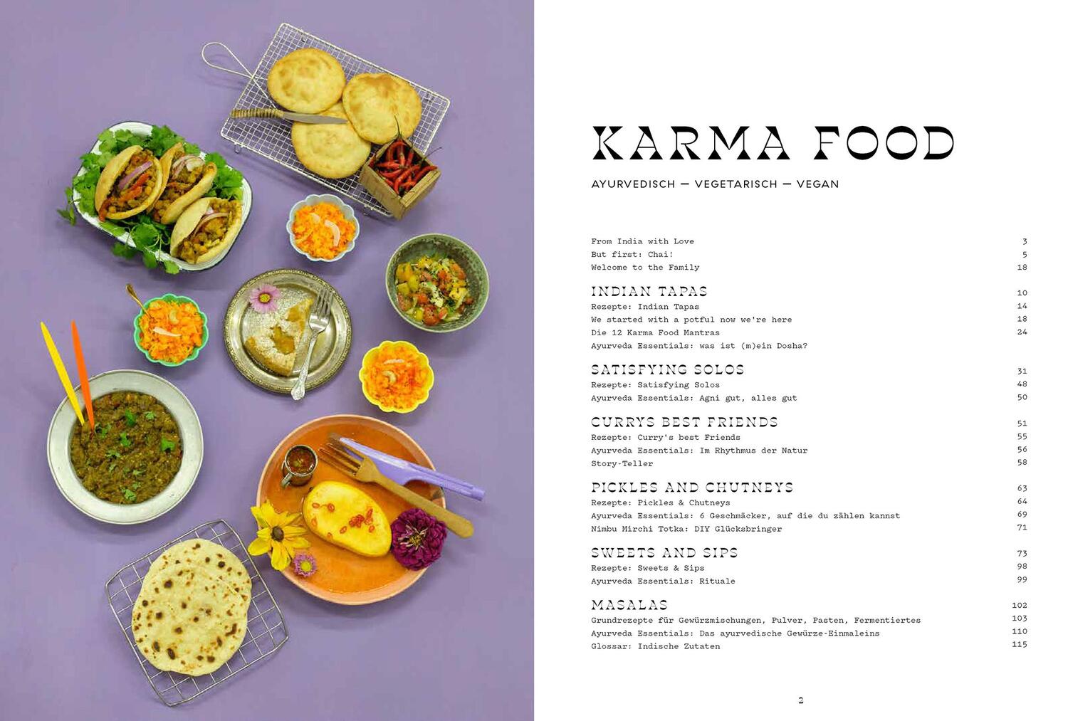 Bild: 9783710603990 | Karma Food | ayurvedisch - vegetarisch - vegan | Adi Raihmann (u. a.)
