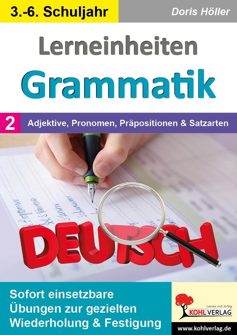 Cover: 9783988411341 | Lerneinheiten Grammatik / Band 2: Adjektive, Pronomen,...