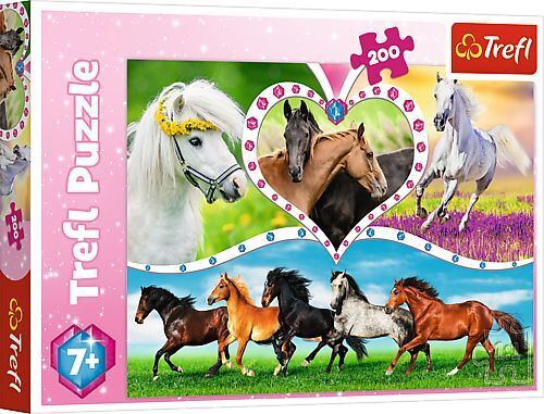 Cover: 5900511132489 | Puzzle 200 Schöne Pferde | Spiel | In Pappschachtel | Deutsch | 2023