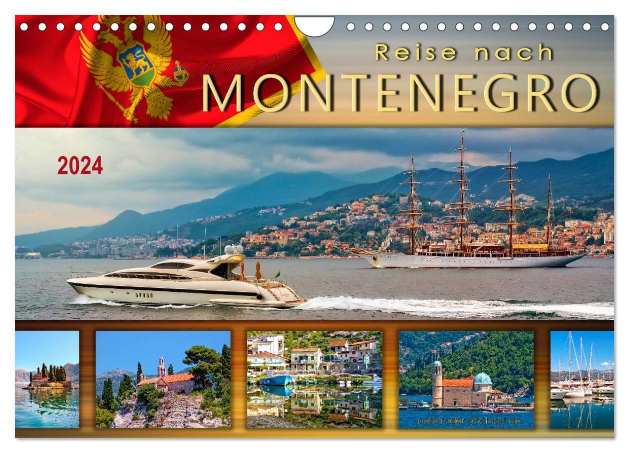 Cover: 9783675889903 | Reise nach Montenegro (Wandkalender 2024 DIN A4 quer), CALVENDO...