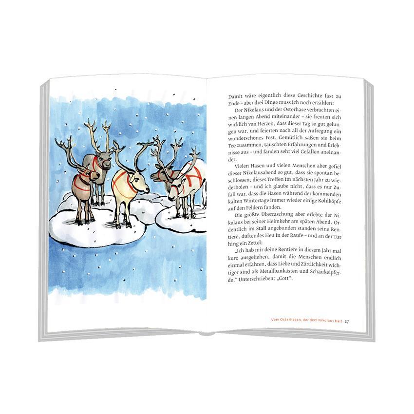 Bild: 9783987000386 | Vom Osterhasen, der dem Nikolaus half | Andrea Schwarz | Buch | 40 S.