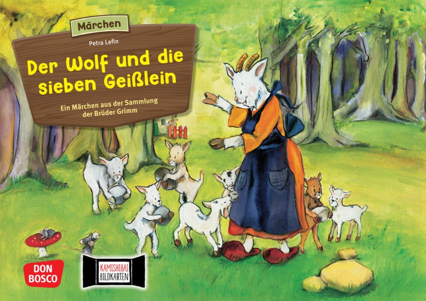 Cover: 4260179510403 | Der Wolf und die sieben Geißlein. Kamishibai Bildkartenset | Grimm