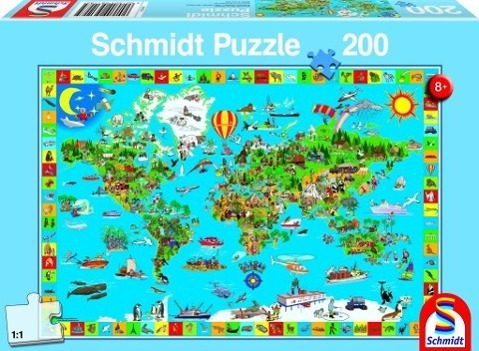 Cover: 4001504561185 | Deine bunte Erde. Puzzle | Spiel | 200 Teile | Deutsch | 2013
