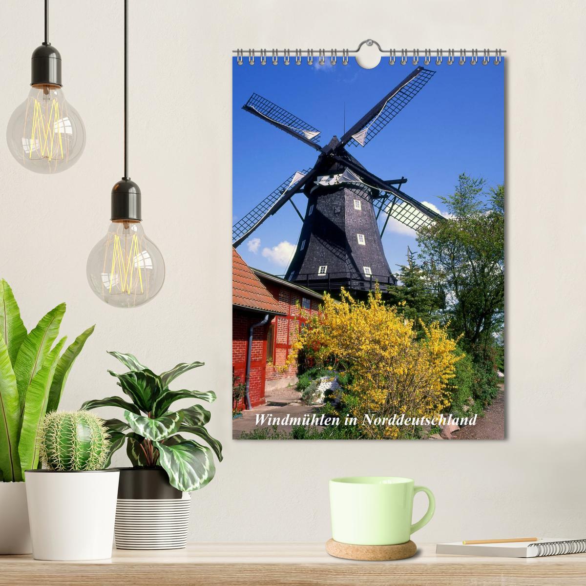 Bild: 9783457030660 | Windmühlen in Norddeutschland (Wandkalender 2025 DIN A4 hoch),...