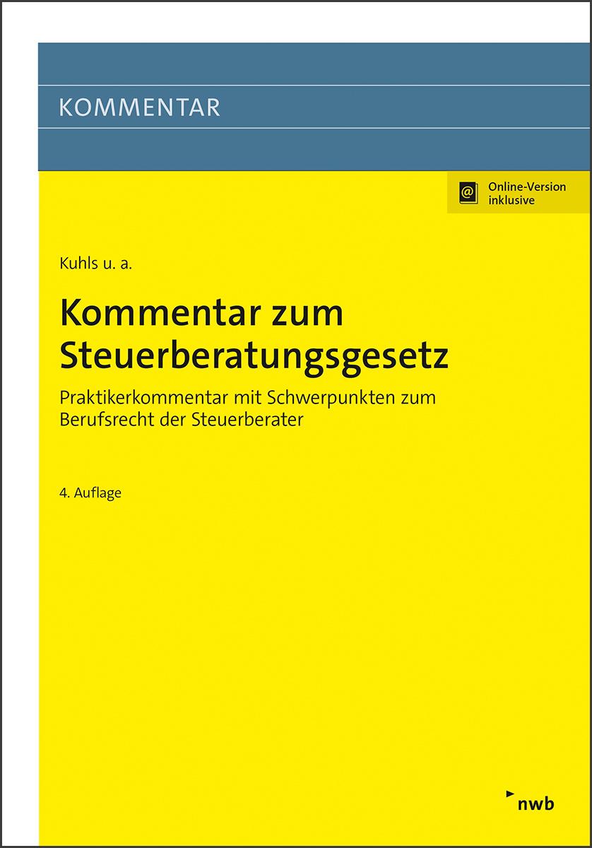 Cover: 9783482454141 | Kommentar zum Steuerberatungsgesetz | Clemens Kuhls (u. a.) | Bundle