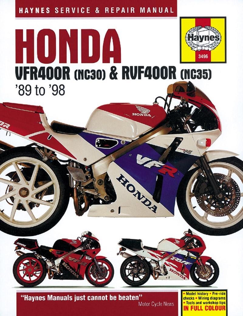 Cover: 9780857339171 | Honda VFR400 (NC30) &amp; RVF400 (NC35) V-Fours (89 - 98) Haynes Repair...
