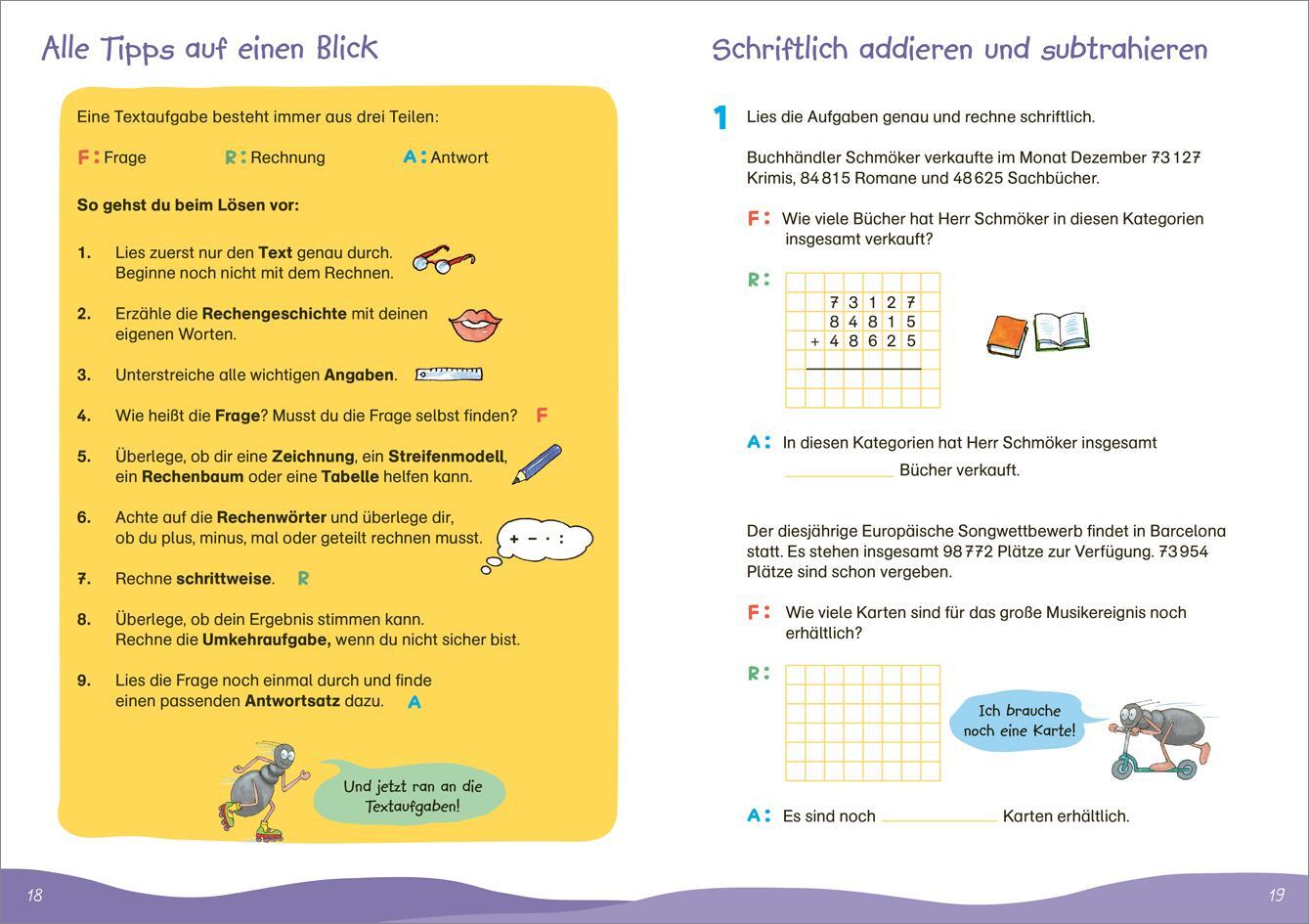 Bild: 9783788624798 | Fit für Textaufgaben 4. Klasse. Mein Übungsheft | Andrea Tonte | 64 S.