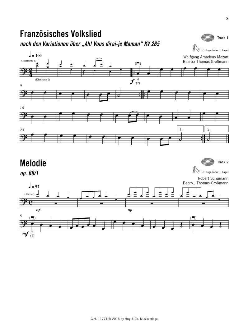 Bild: 9783038070023 | Melodien für Kontrabass - von Bach bis Holst | Broschüre | Geheftet