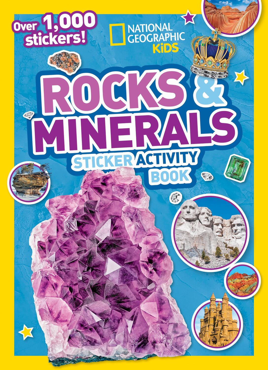 Cover: 9781426337376 | Rocks and Minerals Sticker Activity Book | Over 1,000 Stickers! | Kids
