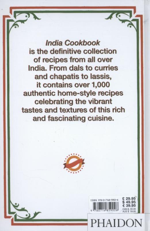 Rückseite: 9780714859026 | India | Cookbook | Pushpesh Pant | Buch | Lesebändchen | Englisch