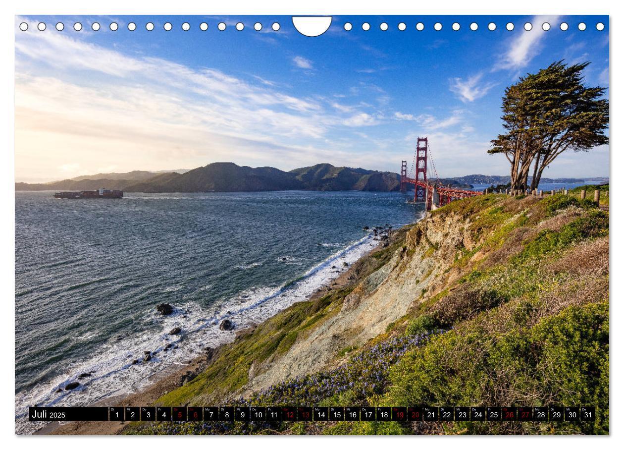 Bild: 9783435428953 | San Francisco Moments (Wandkalender 2025 DIN A4 quer), CALVENDO...