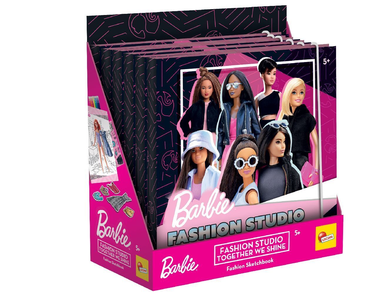 Bild: 9788833512808 | Barbie Sketch Book Together We Shine - Fashion Studio (In Display...