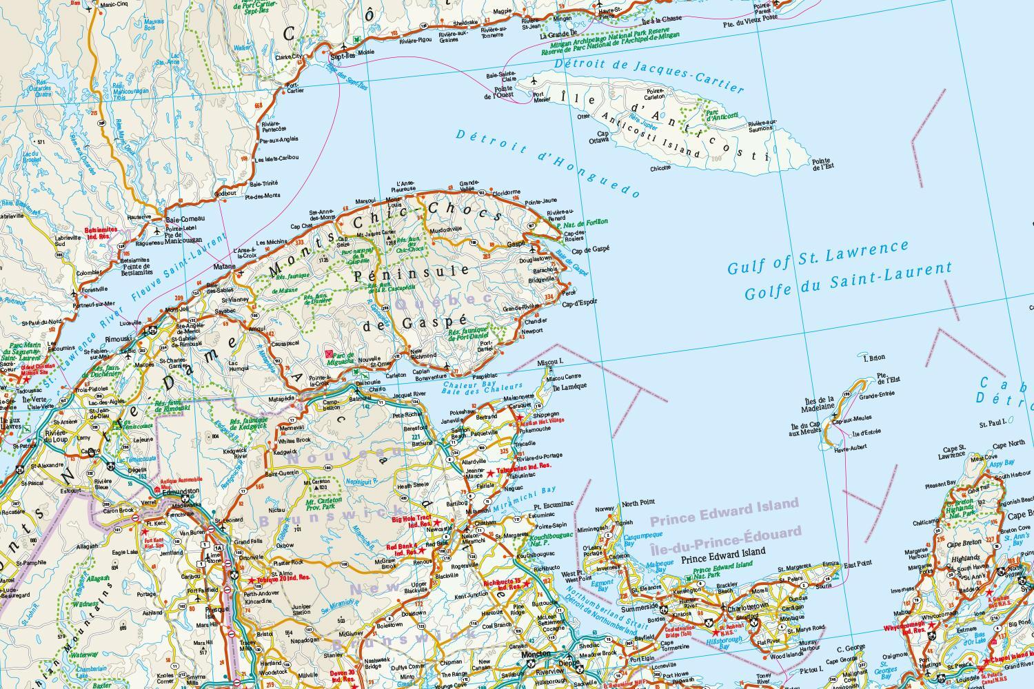 Bild: 9783831773411 | Reise Know-How Landkarte Kanada Ost / East Canada (1:1.900.000) | Rump