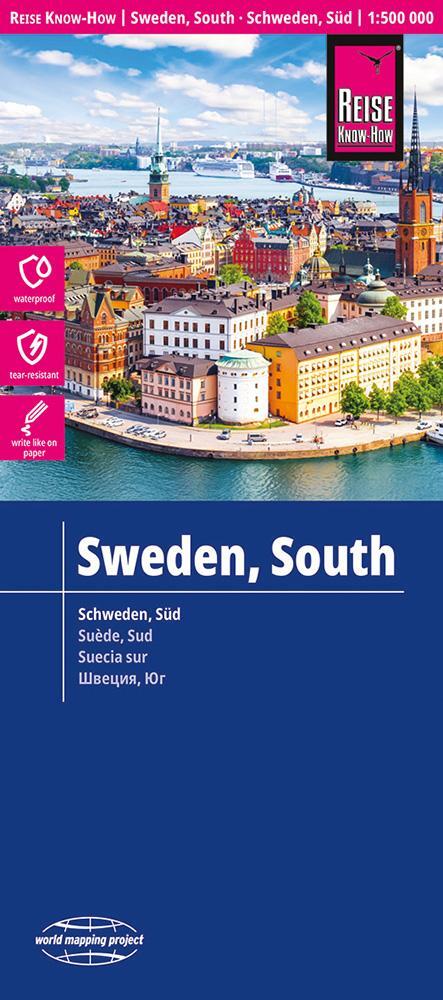 Cover: 9783831773817 | Reise Know-How Landkarte Schweden Süd 1 : 500 000 | (Land-)Karte