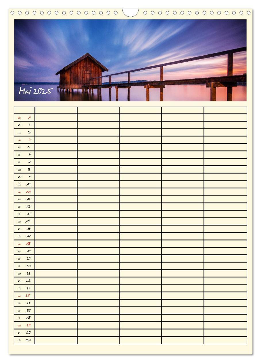 Bild: 9783457038826 | Urlaubsparadiese - Familienplaner (Wandkalender 2025 DIN A3 hoch),...