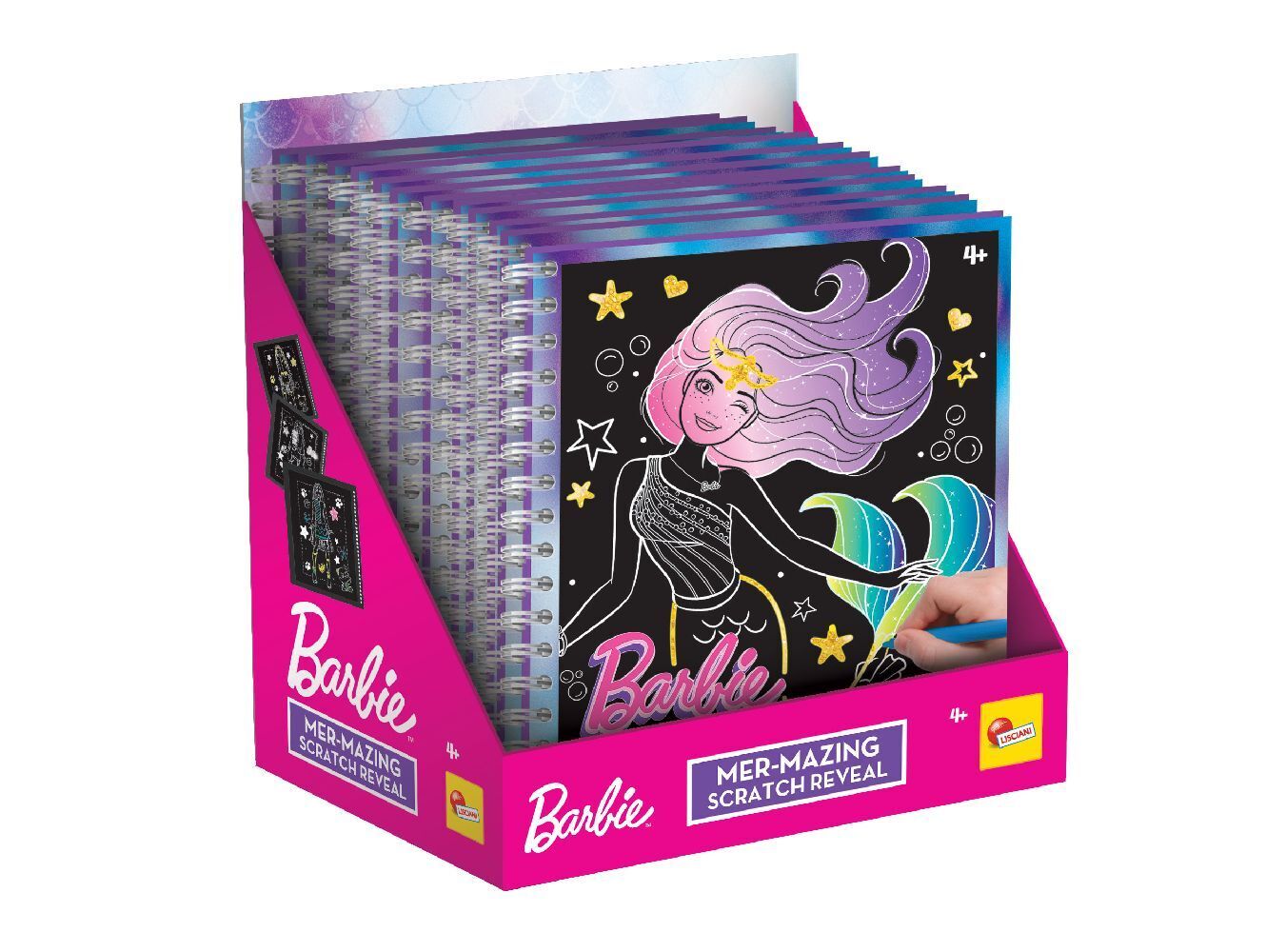 Bild: 9788833512327 | Barbie Sketch Book Mer-Mazing Scratch Reveal (In Display of 12 PCS)