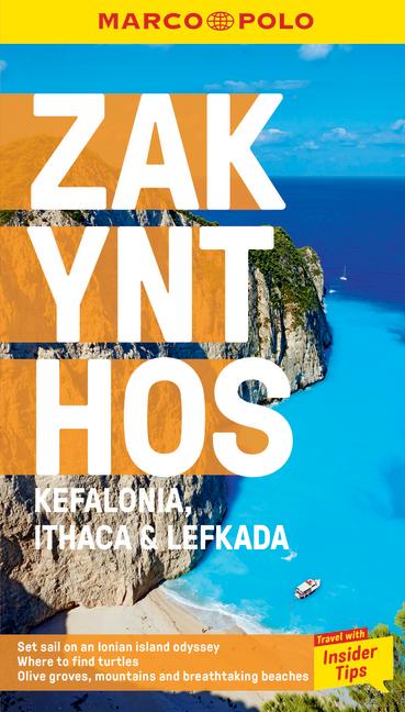 Cover: 9781914515576 | Zakynthos and Kefalonia Marco Polo Pocket Travel Guide - with pull...