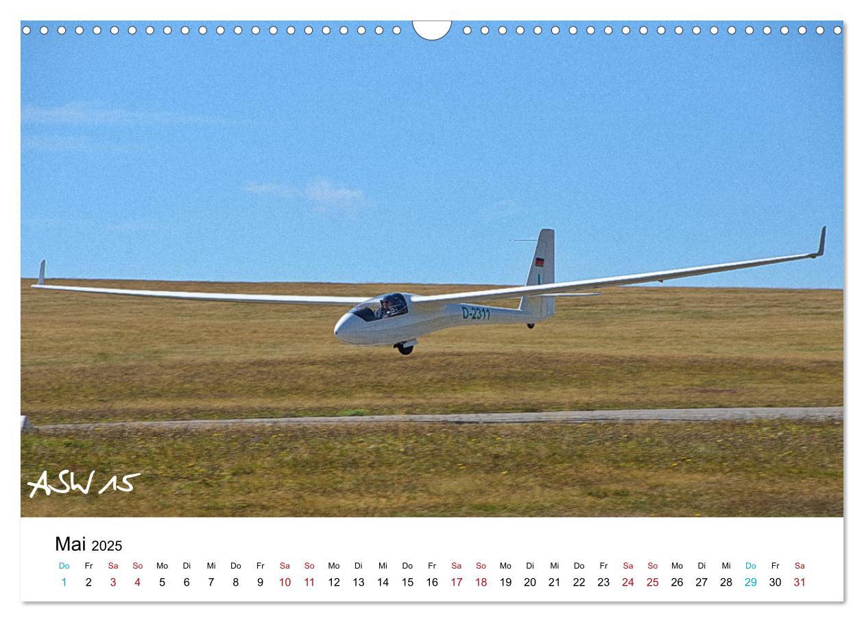 Bild: 9783435389667 | Flugzeuge auf der Wasserkuppe 2025 (Wandkalender 2025 DIN A3 quer),...