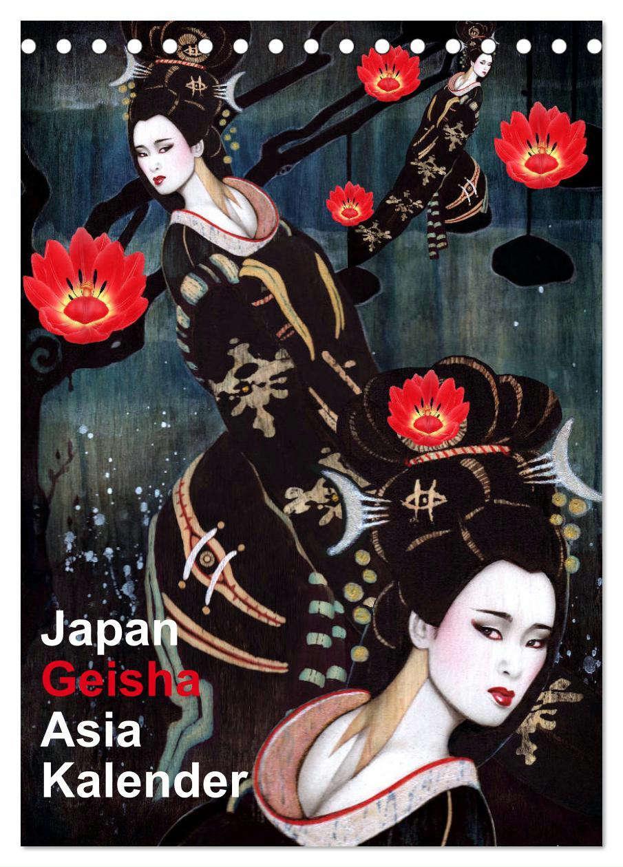 Cover: 9783675760615 | Geisha Asia Japan Pin-up Kalender (Tischkalender 2024 DIN A5 hoch),...