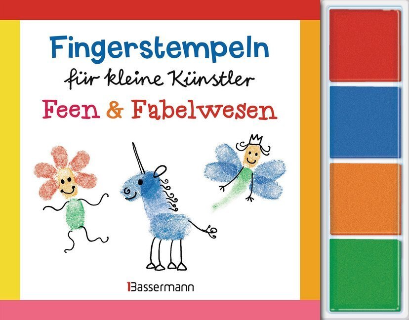 Cover: 9783809433040 | Fingerstempeln für kleine Künstler - Feen und Fabelwesen | Pautner