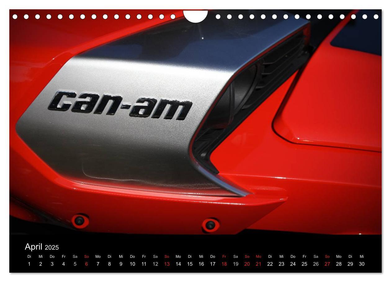 Bild: 9783435660438 | CanAm Spyder F3 (Wandkalender 2025 DIN A4 quer), CALVENDO...