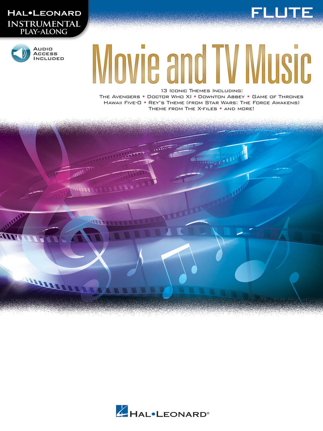 Cover: 888680727666 | Movie and TV Music for Flute | Instrumental Play-Along | Hal Leonard