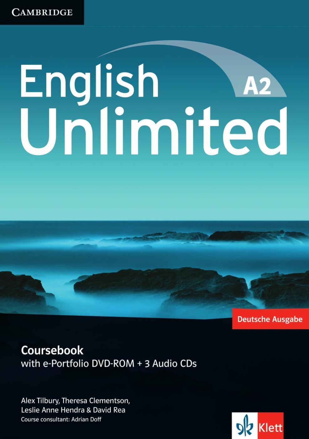 Cover: 9783125399037 | English Unlimited A2 - Elementary. Coursebook with e-Portfolio...