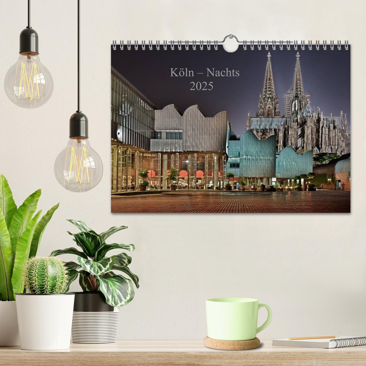 Bild: 9783435782406 | Köln ¿ Nachts 2025 (Wandkalender 2025 DIN A4 quer), CALVENDO...