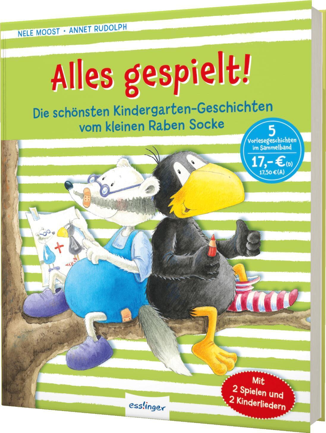 Cover: 9783480238309 | Der kleine Rabe Socke: Alles gespielt! | Nele Moost | Buch | 72 S.