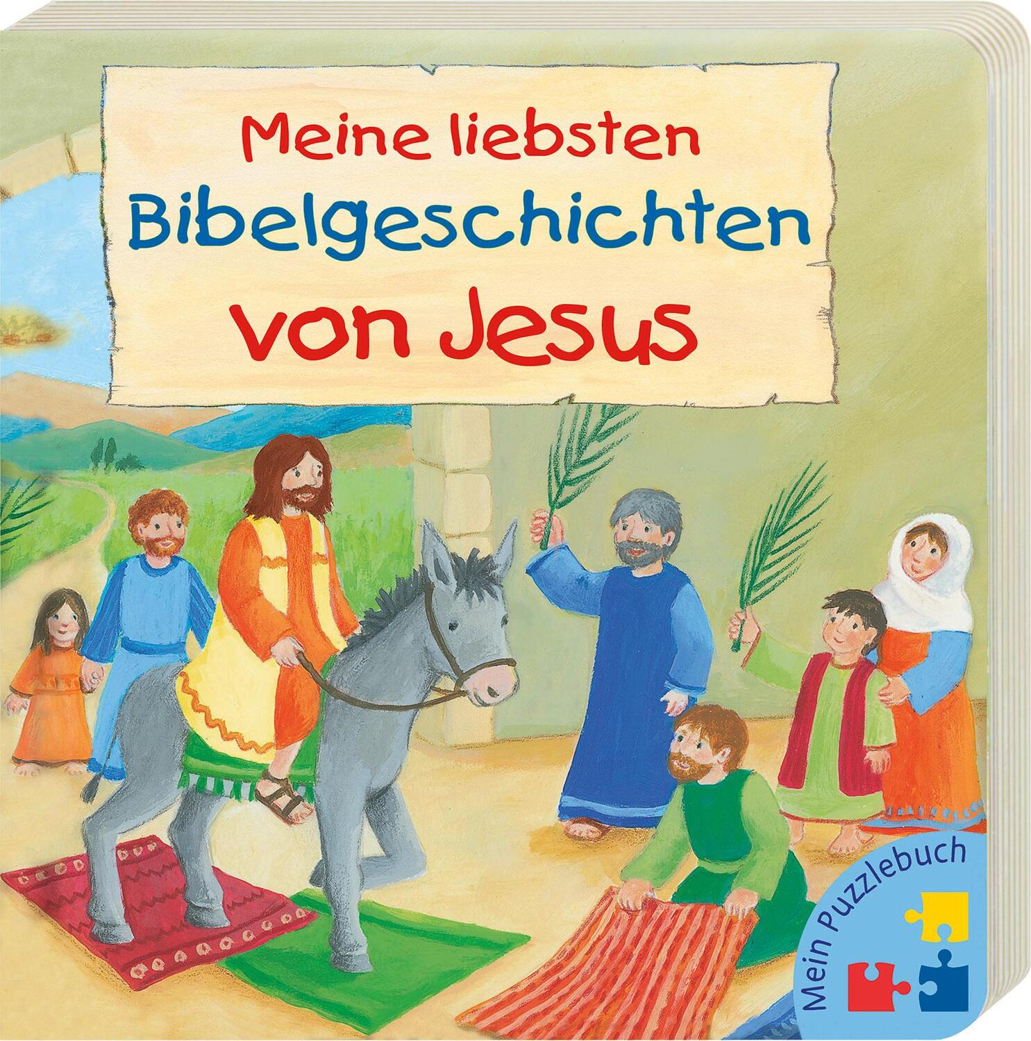 Cover: 9783438045270 | Mein Puzzlebuch: Meine liebsten Bibelgeschichten von Jesus | Abeln