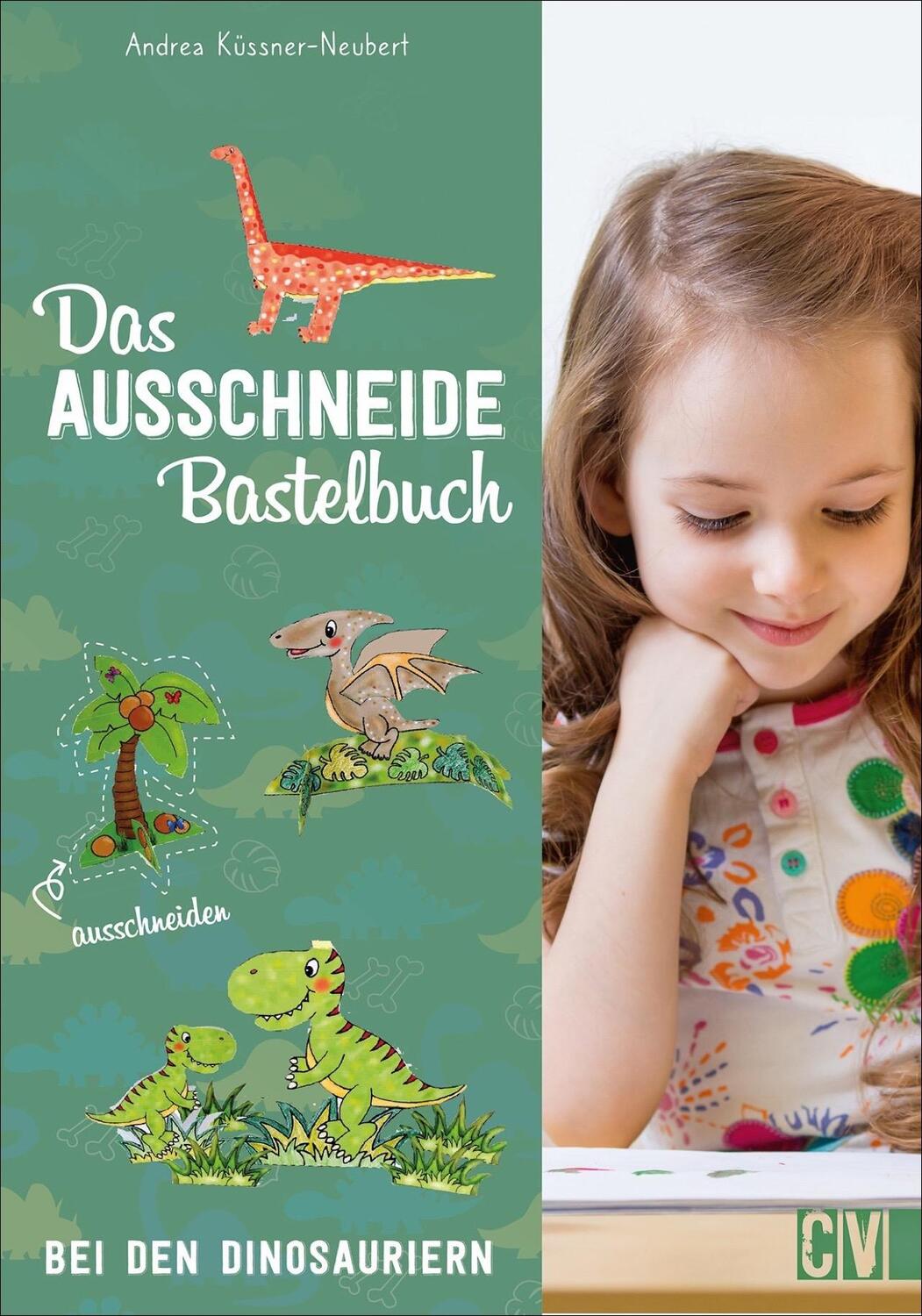 Cover: 9783838837642 | Das Ausschneide-Bastelbuch: Bei den Dinosauriern | Küssner-Neubert