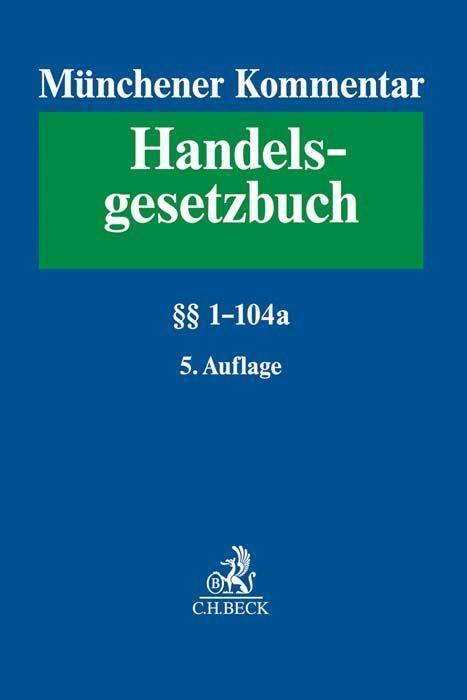 Cover: 9783406758416 | Münchener Kommentar zum Handelsgesetzbuch Band 1: Erstes Buch....
