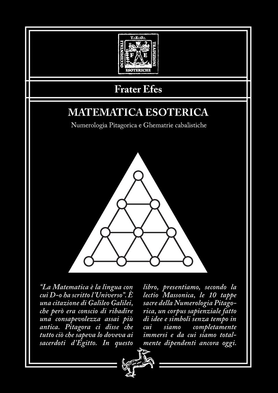 Cover: 9788898750795 | Matematica Esoterica - Numerologia Pitagorica e Ghematrie cabalistiche