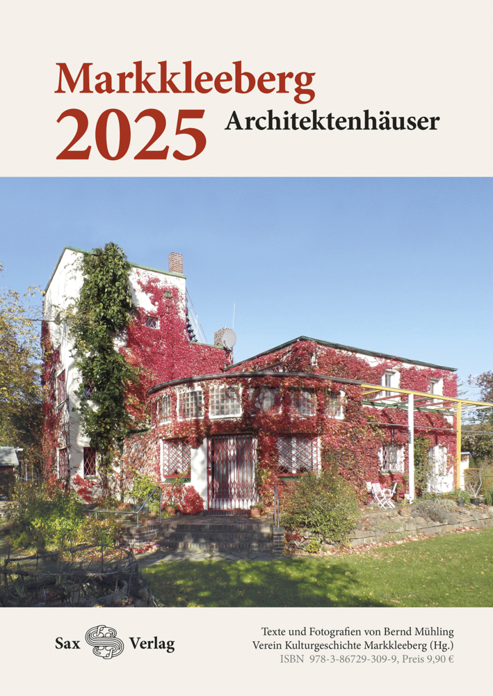 Cover: 9783867293099 | Kalender 2025. Markkleeberg - Architektenhäuser | Bernd Mühling | 2025